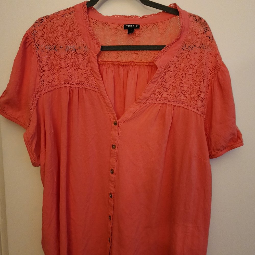 Torrid Cotton Blouse